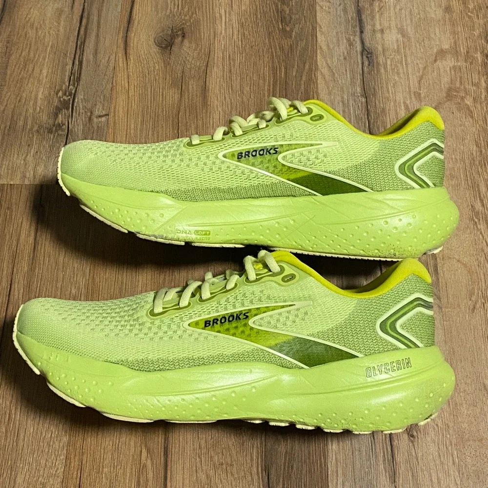 Brooks Glycerin 21 Mens Running Shoes Neon Yellow 1104191D366 Size 10